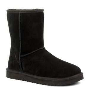 UGG Koola Short Black Boots‎ Size 6 NWB